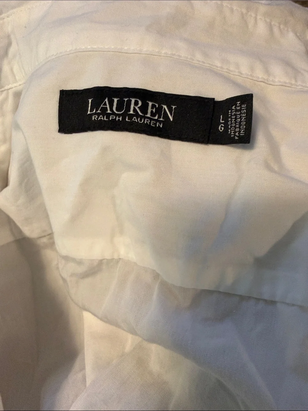 Polo by Ralph Lauren White Long-Sleeve Button-Front Shirt